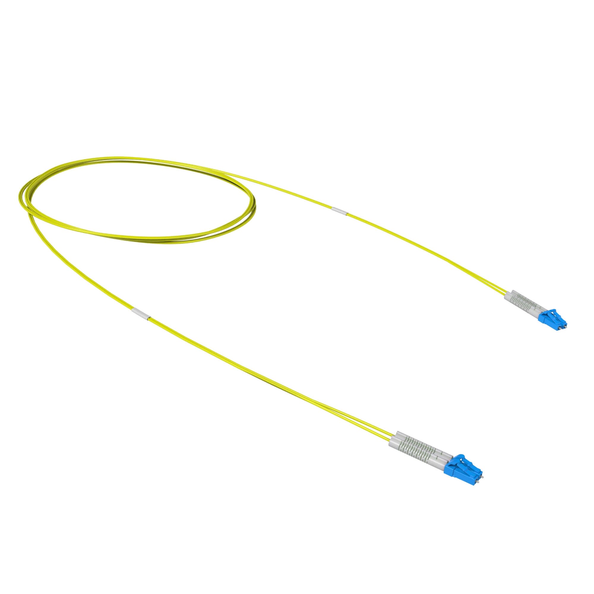 DKC Оптический коммутационный шнур Duplex flexible boot LC/UPC - LC/UPC 9/125 (OS2), 3 м