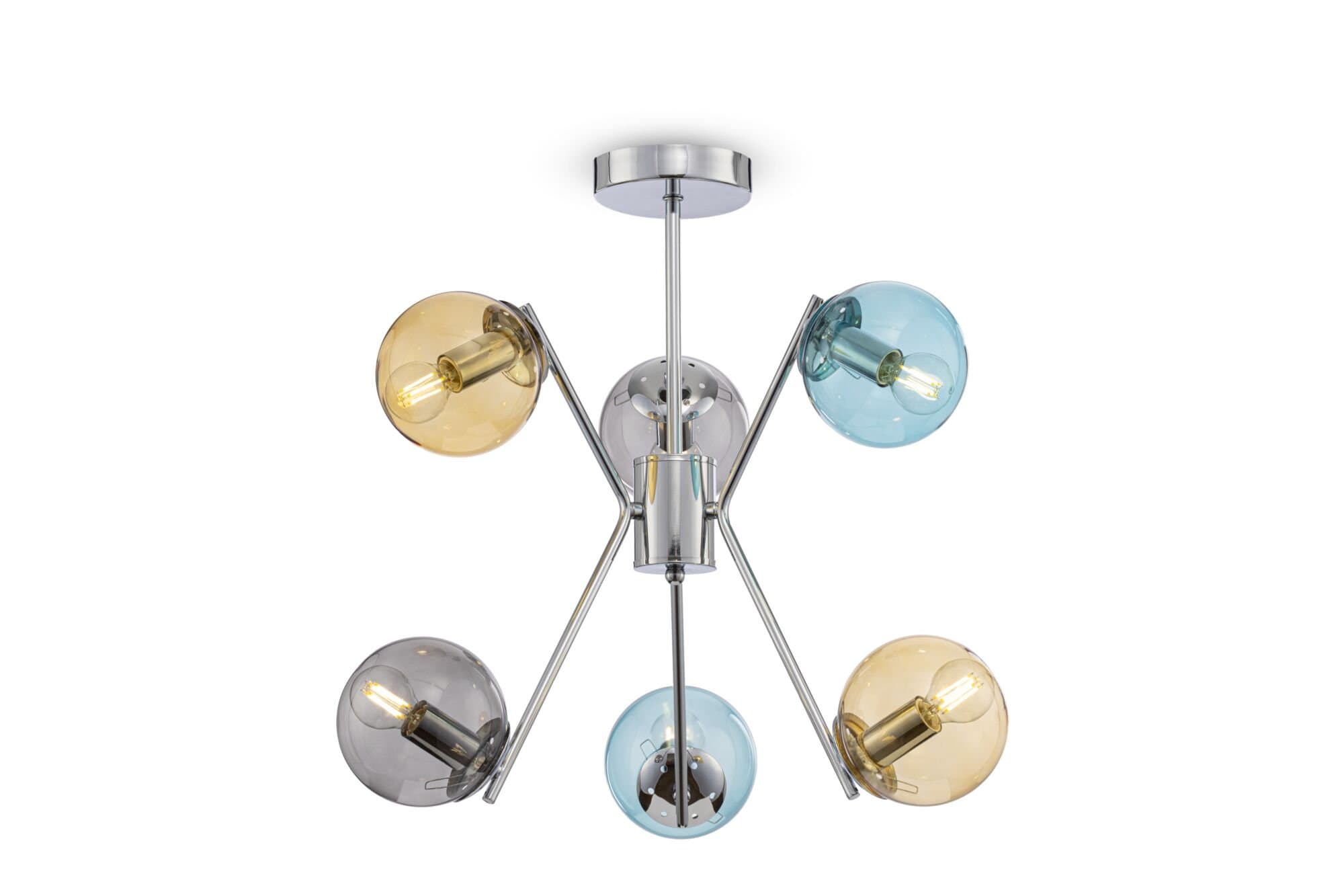 Freya Modern Nancy Хром Люстра FR5083PL-06CH — миниатюра 4