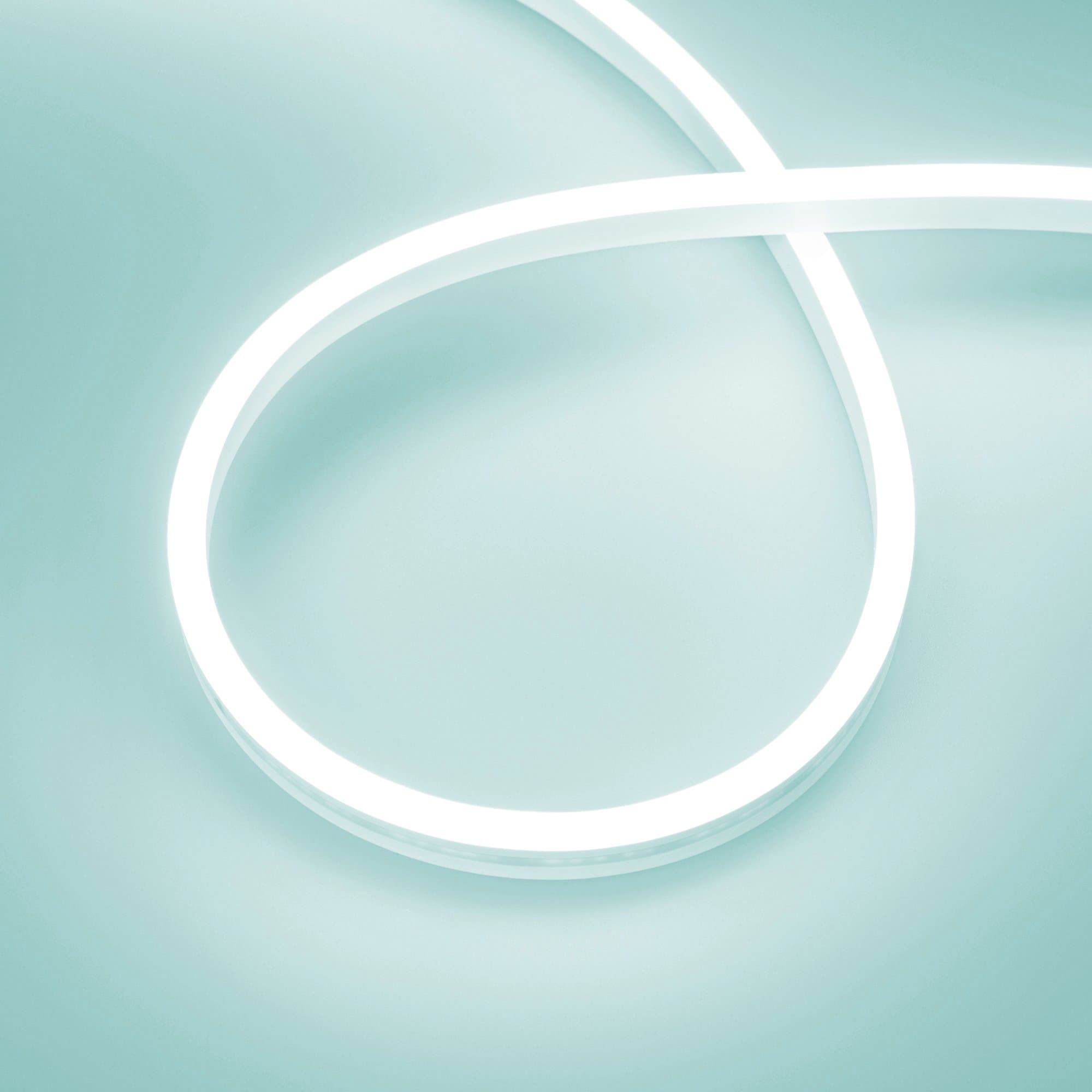Arlight Лента герметичная AURORA-PS-A120-12x6mm 24V Azure (10 W/m, IP65, 2835, 5m) (-) 036676