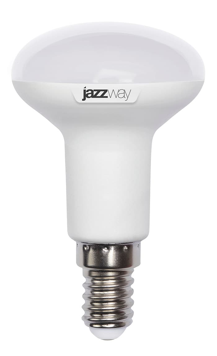 Jazzway Лампа светодиодная (LED) с отражателем d50мм E14 120° 7Вт 220-240В матовая тепло-белая желтая 3000К .1033628