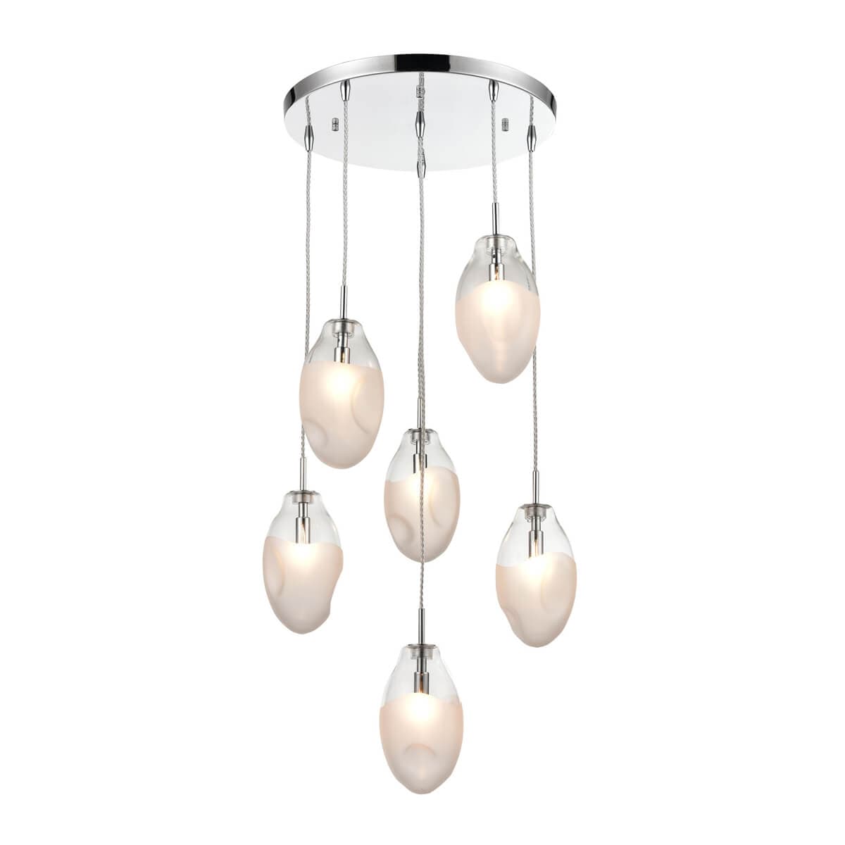 Vele Luce Lucy Светильник подвесной Modern D465*H275/1500 хром | chrome металл | metal VL5613P16
