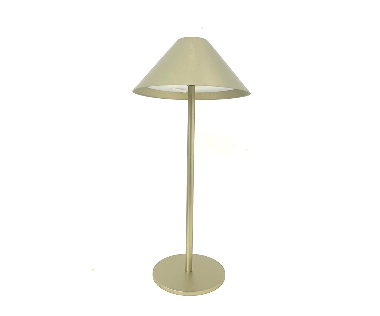 Kink Light 07100-T,36 Настольная лампа диммируемая Лагура шампань d15 h31,5 Led 3W (3000K) автономная работа от 7ч