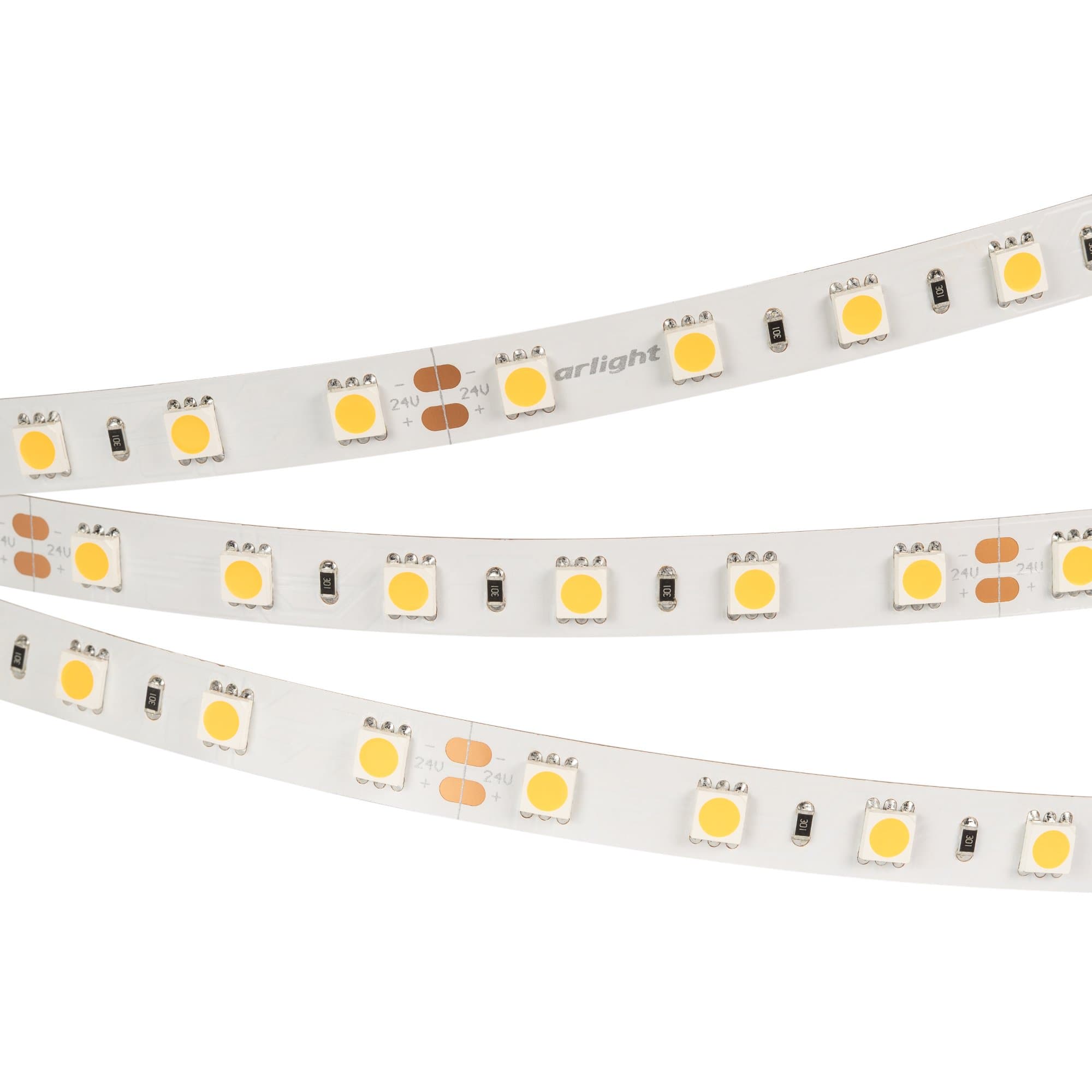 Arlight Лента RT-B60-10mm 24V White6000 (14.4 W/m, IP20, 5060, 5m) (14.4 Вт/м, IP20) 008829(2) — миниатюра 1