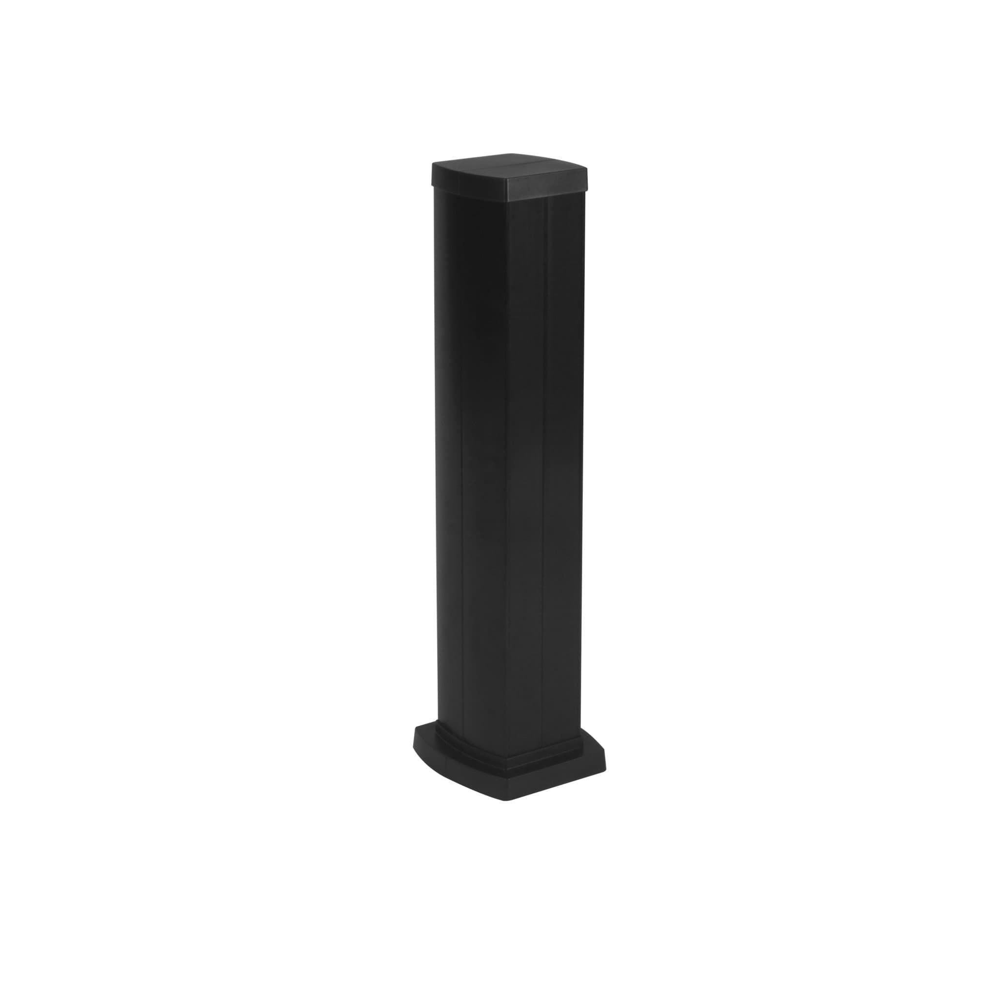 Legrand Snap-On мини-колонна алюминиевая с крышкой из пластика 4 секции, высота 0,68 метра, цвет черный 653045 — миниатюра 1