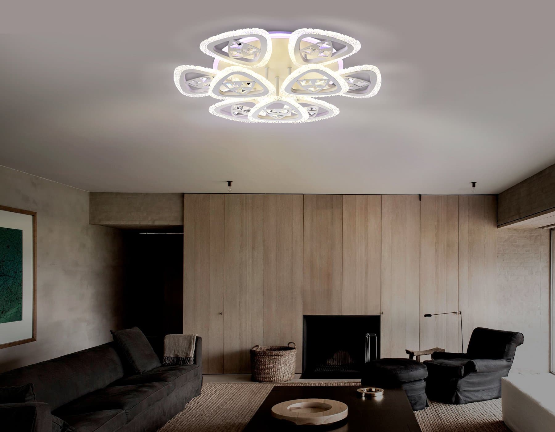 Ambrella Потолочный светодиодный светильник с пультом FA2921 WH белый 138W 600*600*130 (ПДУ РАДИО 2.4) — миниатюра 2
