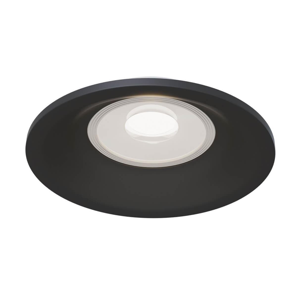 Maytoni Technical Slim Черный Встраиваемый светильник GU10 50W DL027-2-01B