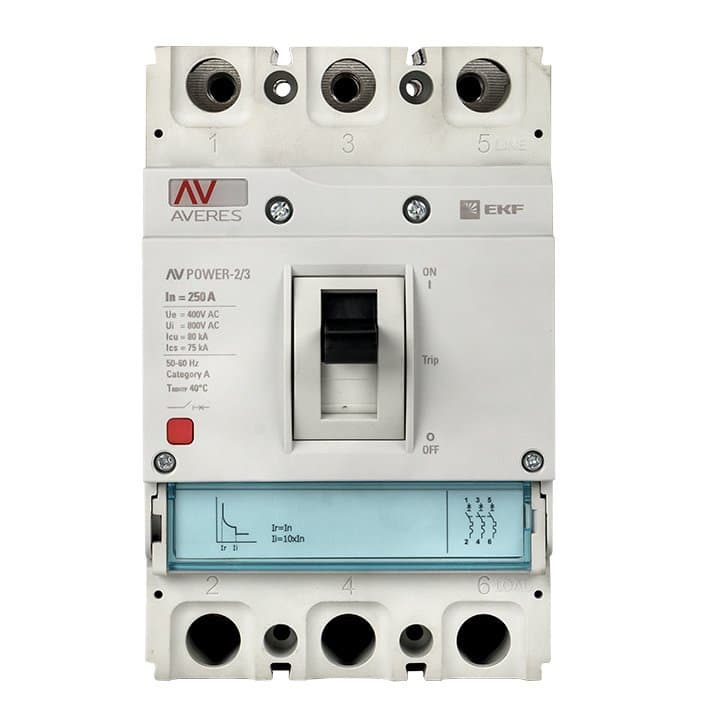 EKF Averes Автоматический выключатель AV POWER-2/3 250А 35kA TR — миниатюра 4