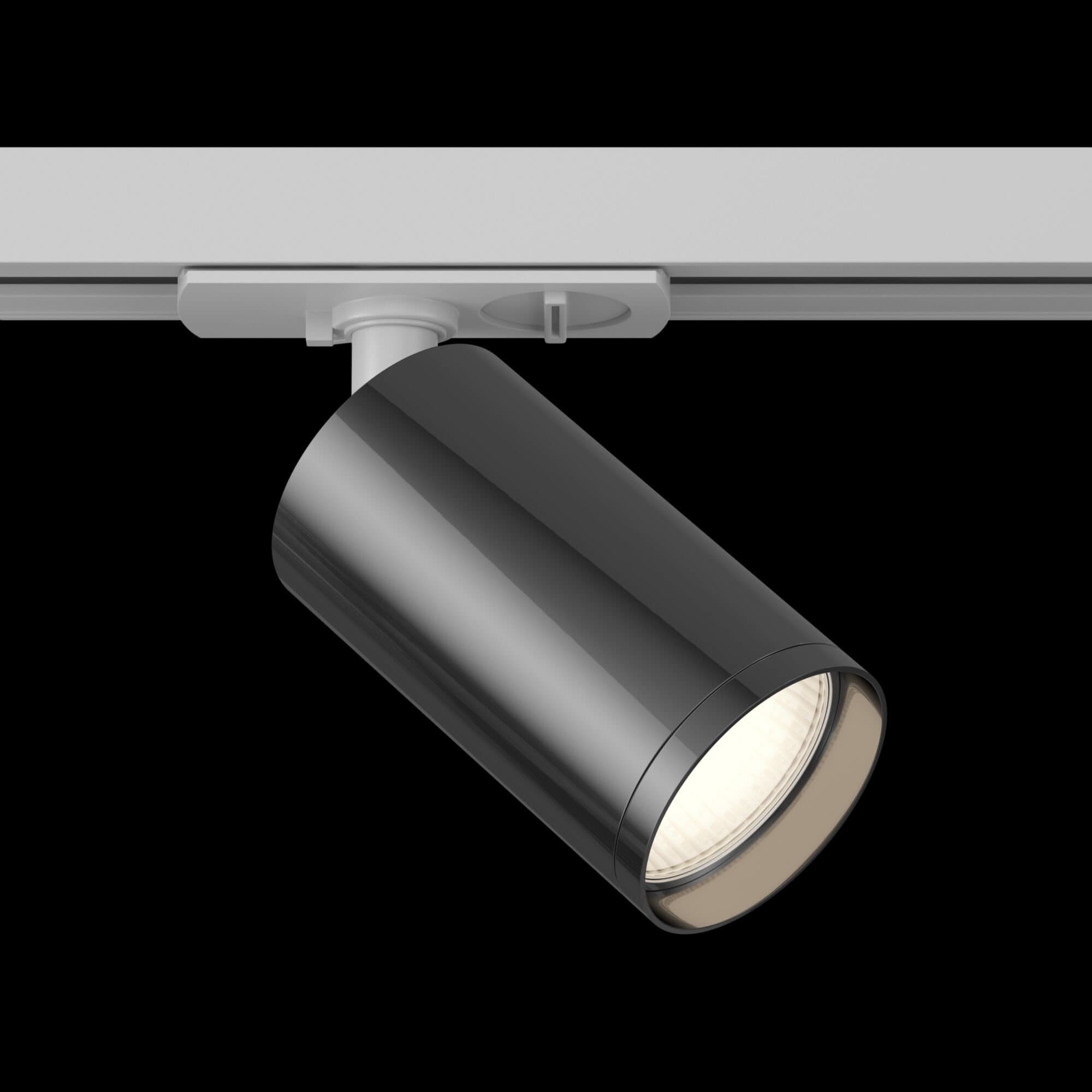 Maytoni Single phase track system Белый и Графит Светильник трековый (Набор) ( TR020-01W+TRA020-01GF) TR020-1-GU10-WGF — миниатюра 5