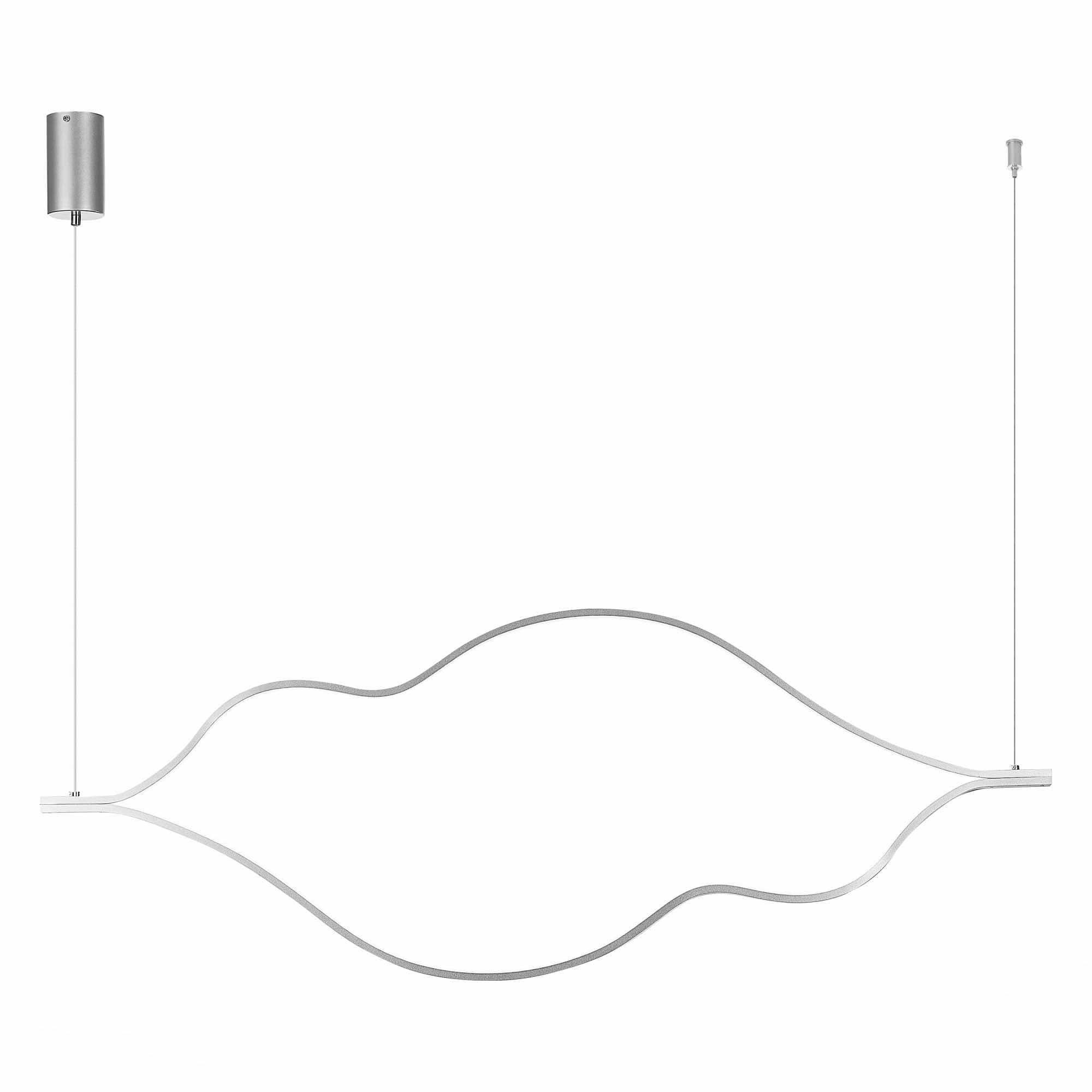 ST LUCE  SL6106.103.45 Светильник подвесной Никель/Белый LED 1*45W 4000K