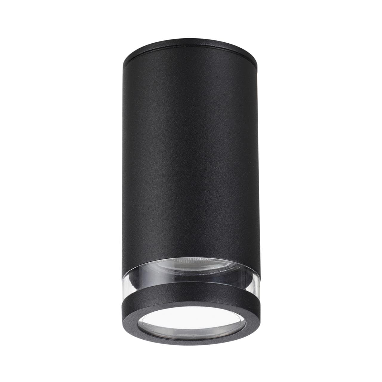 Odeon Light 6605/1C HIGHTECH ODL23 563 черный/металл/пвх стойкий к УФ излучению Потолочный св-к IP65 LED GU10 7W MOTTO — миниатюра 1