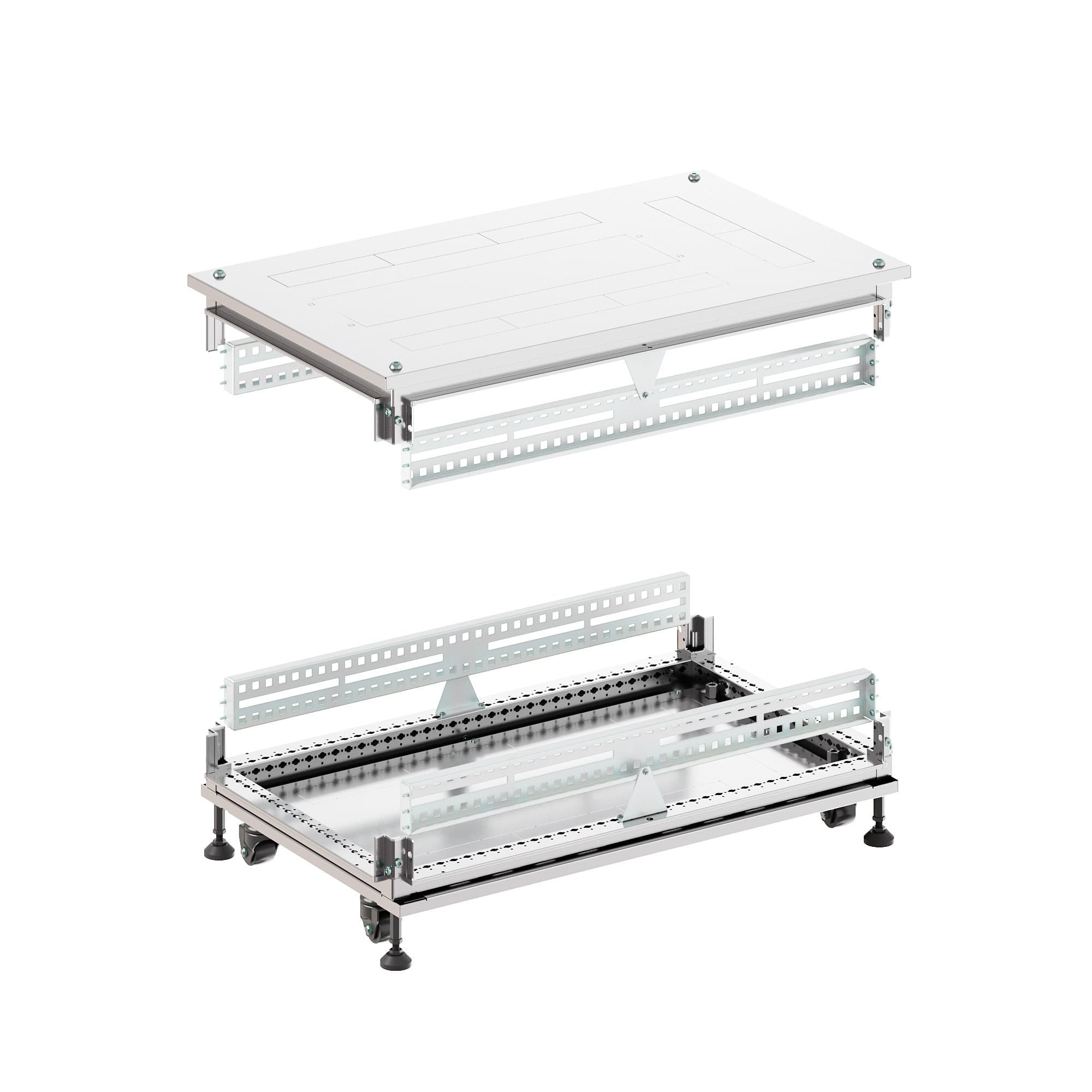 DKC Крыша основание преперфорированные IT-CQE 600x1000, RAL7035 — миниатюра 1