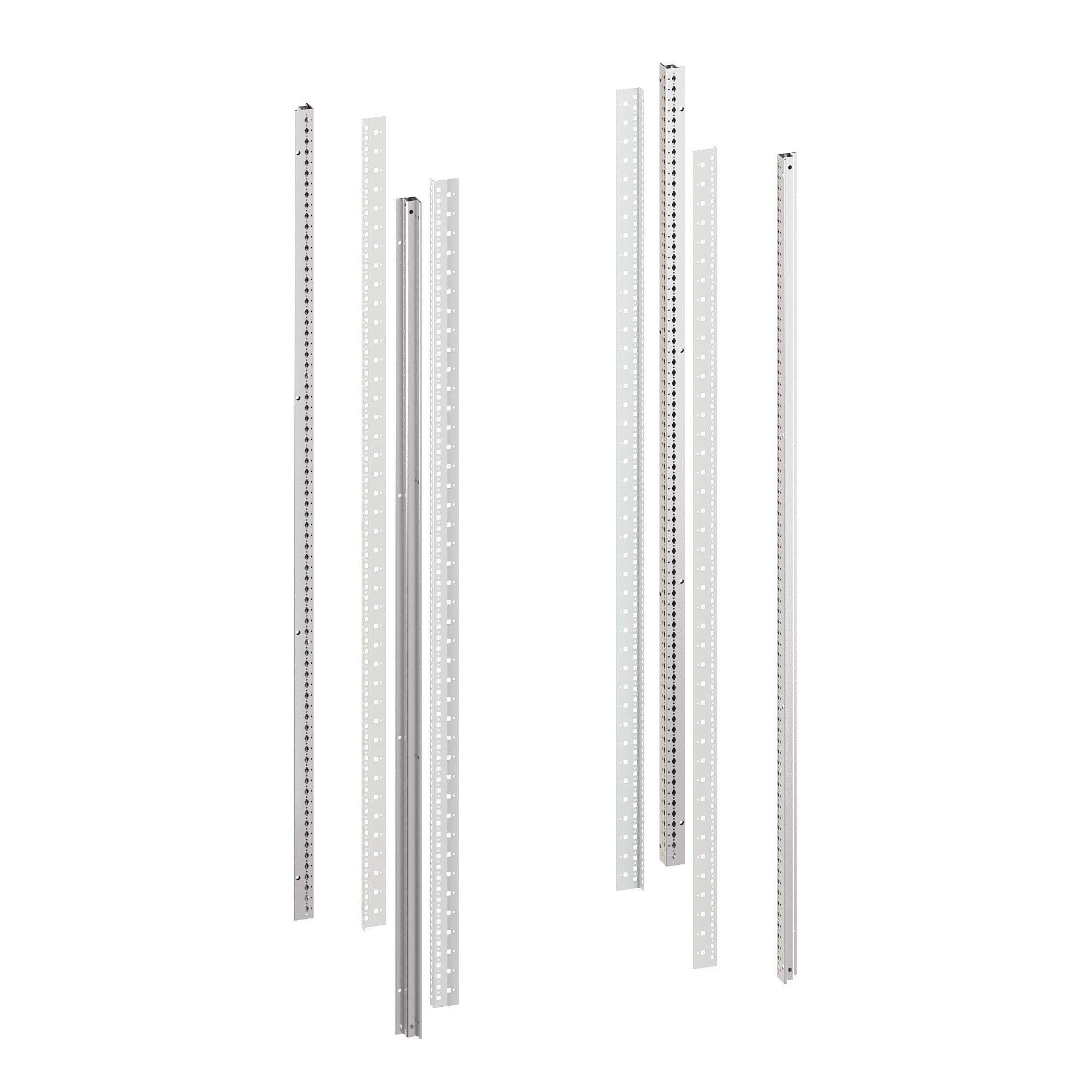DKC Стойки вертикальные комплект для 38U IT-CQE RAL7035 — миниатюра 1
