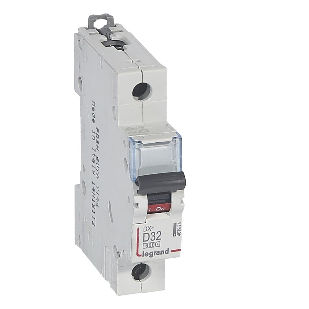 Legrand DX3 Автоматический выключатель 1P 32A (D) 10кА 407974 — миниатюра 1