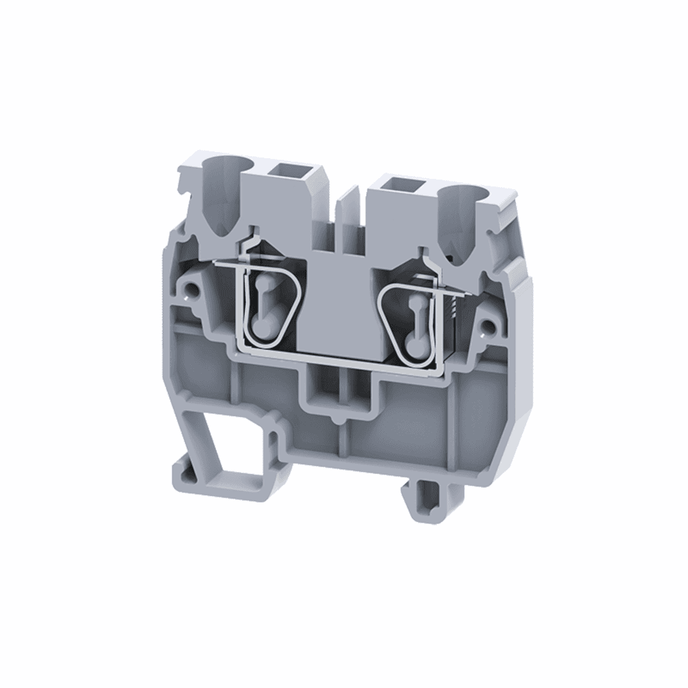 КЭАЗ Мини-клемма проходная пружинная OptiClip CXM-2,5-I-BU-24A-(0,2-2,5)-синий