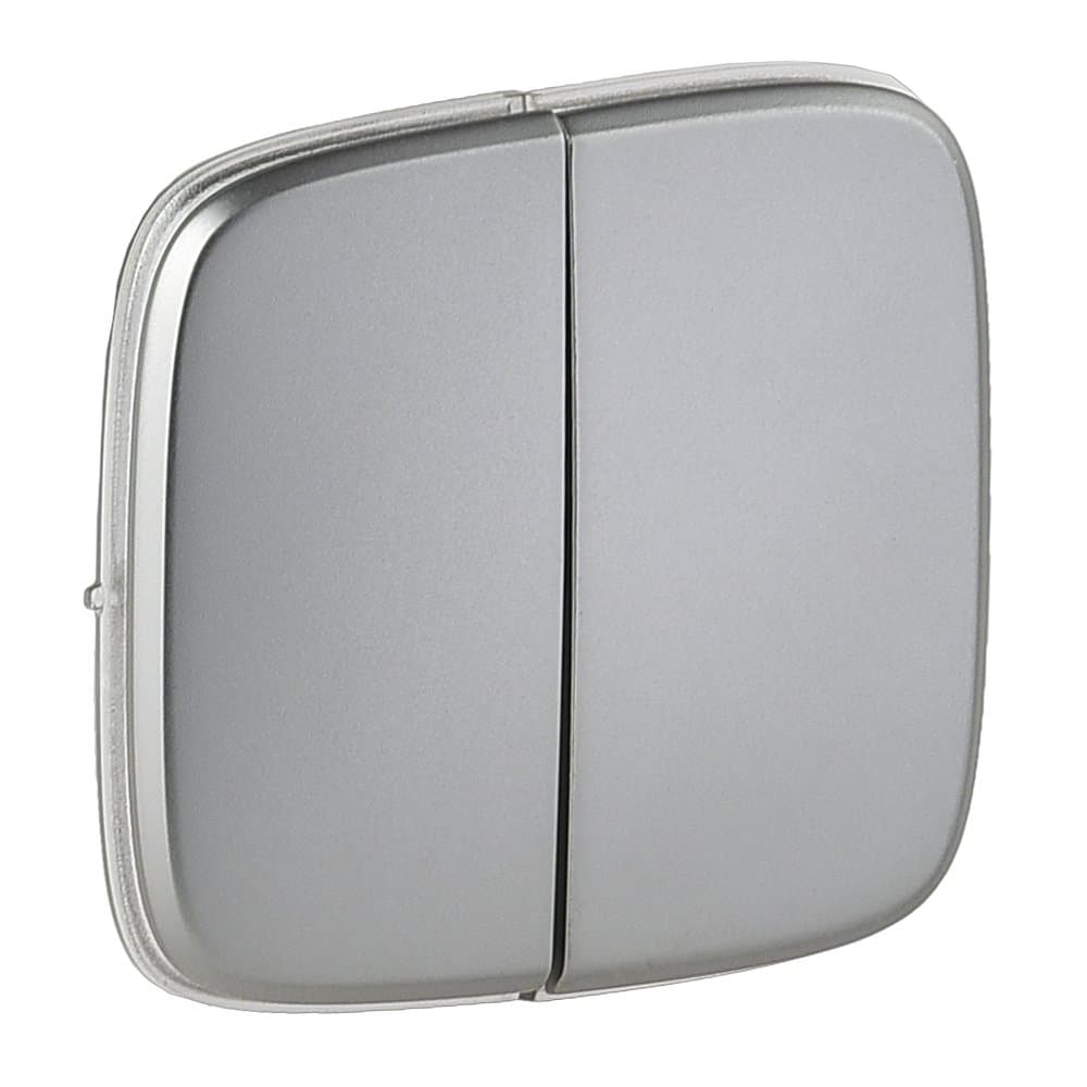 Legrand Valena ALLURE Полированная сталь Клавиша 2-ая 755023