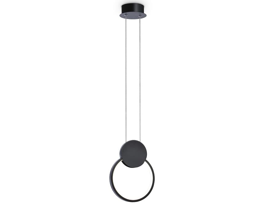 Ambrella Светильник светодиодный подвесной FL5252 BK черный 9W 4200K 200*20*1200 (без ПДУ)