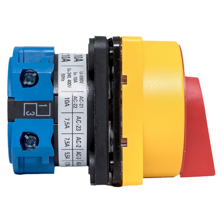 Переключатель кулачковый ПК-1-12 10А 2P "0-1" с блокировкой IP65 EKF PROxima — миниатюра 3