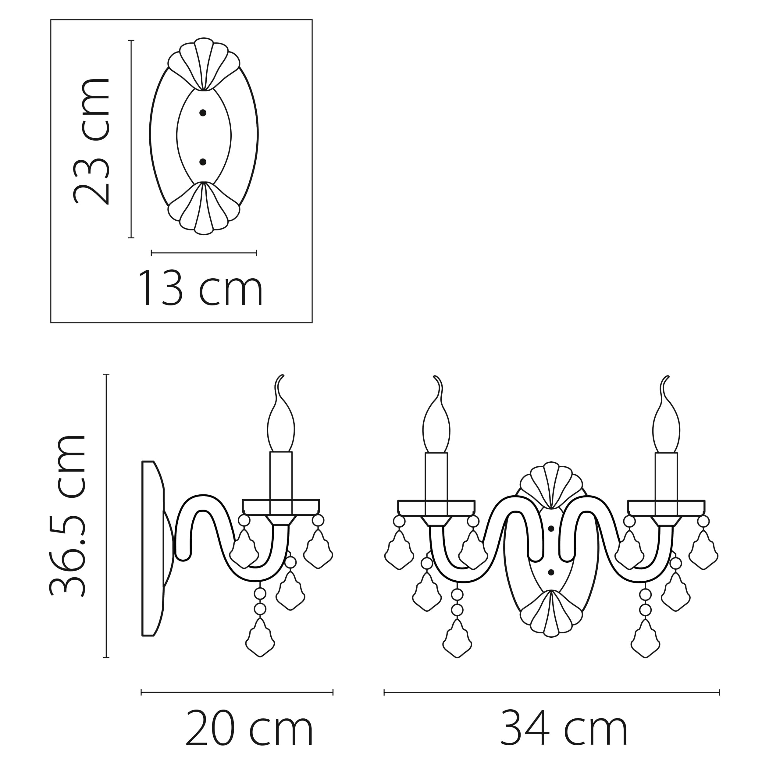 Lightstar Бра Classic Lightstar 700622 — миниатюра 2