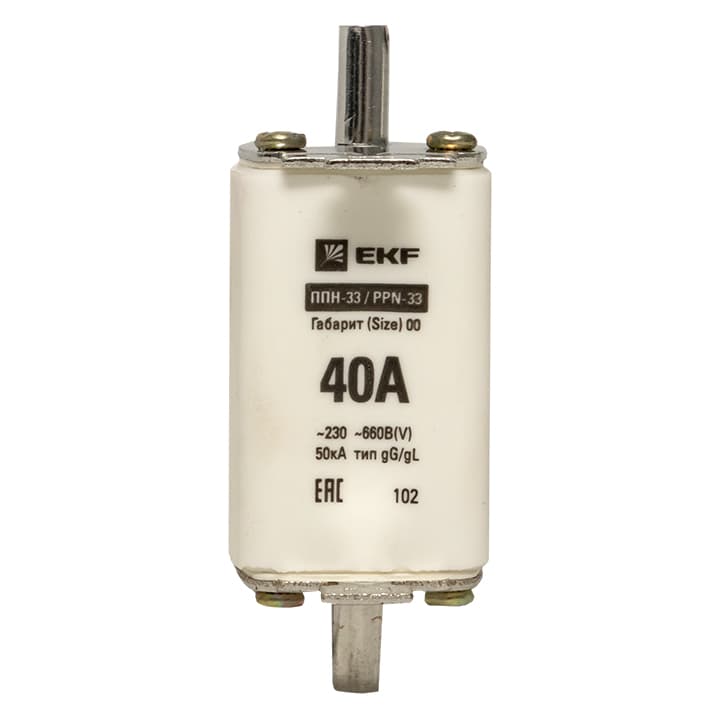 EKF PROxima Плавкая вставка ППН-33 160/ 40А габарит 00 — миниатюра 4