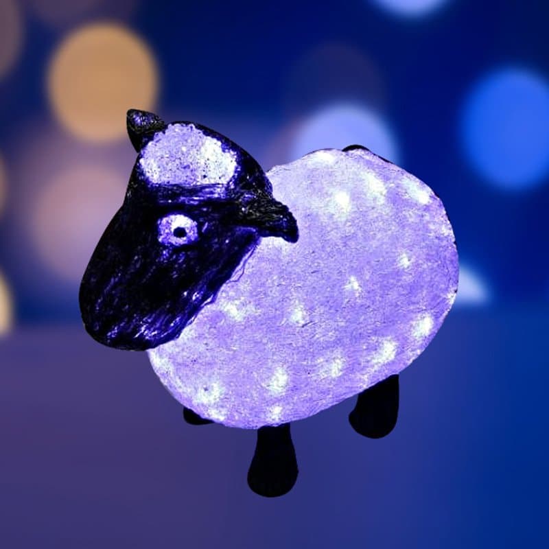 NEON-NIGHT Акриловая светодиодная фигура "Овца" 30см, 56 светодиодов, IP65, 24В, 513-401