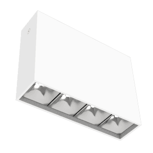 Varton Светодиодный светильник DL-Box Reflect Multi 1x4 накладной 10 Вт 3000 К 150х40х115 мм RAL9003 белый муар 24° V1-R0-00252-20L20-2001030
