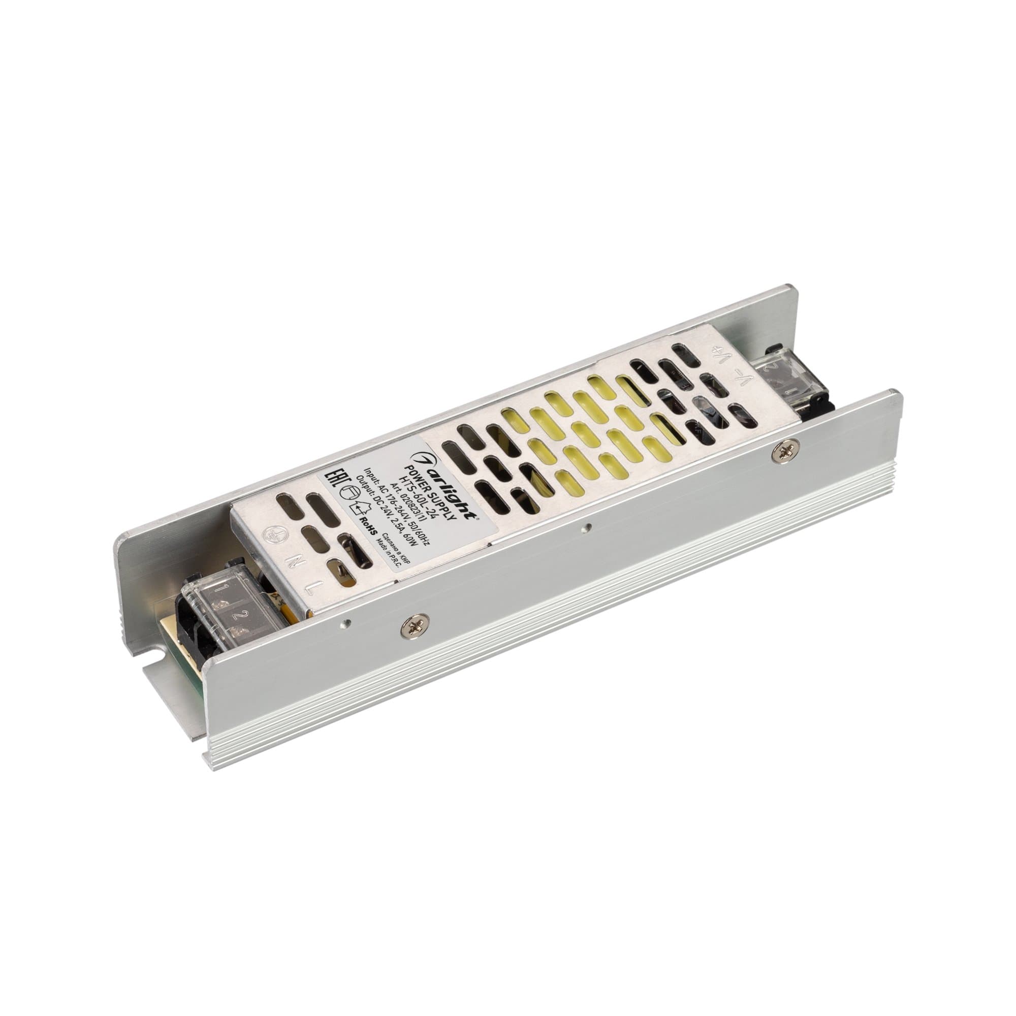 Arlight Блок питания HTS-60L-24 (24V, 2.5A, 60W) (IP20 Сетка, 3 года) 020823(1) — миниатюра 3