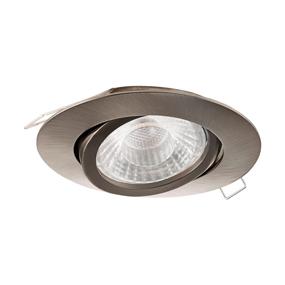Eglo 98642 Встраиваемый светодиодный спот TEDO 1, 1x5W(GU10-LED), 80, алюминий, никель матовый