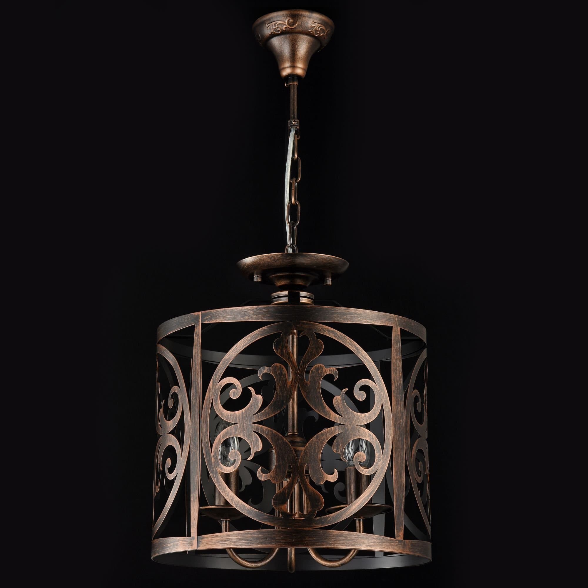 Maytoni House Rustika Коричневый Подвес 3xE14 60W H899-03-R — миниатюра 5