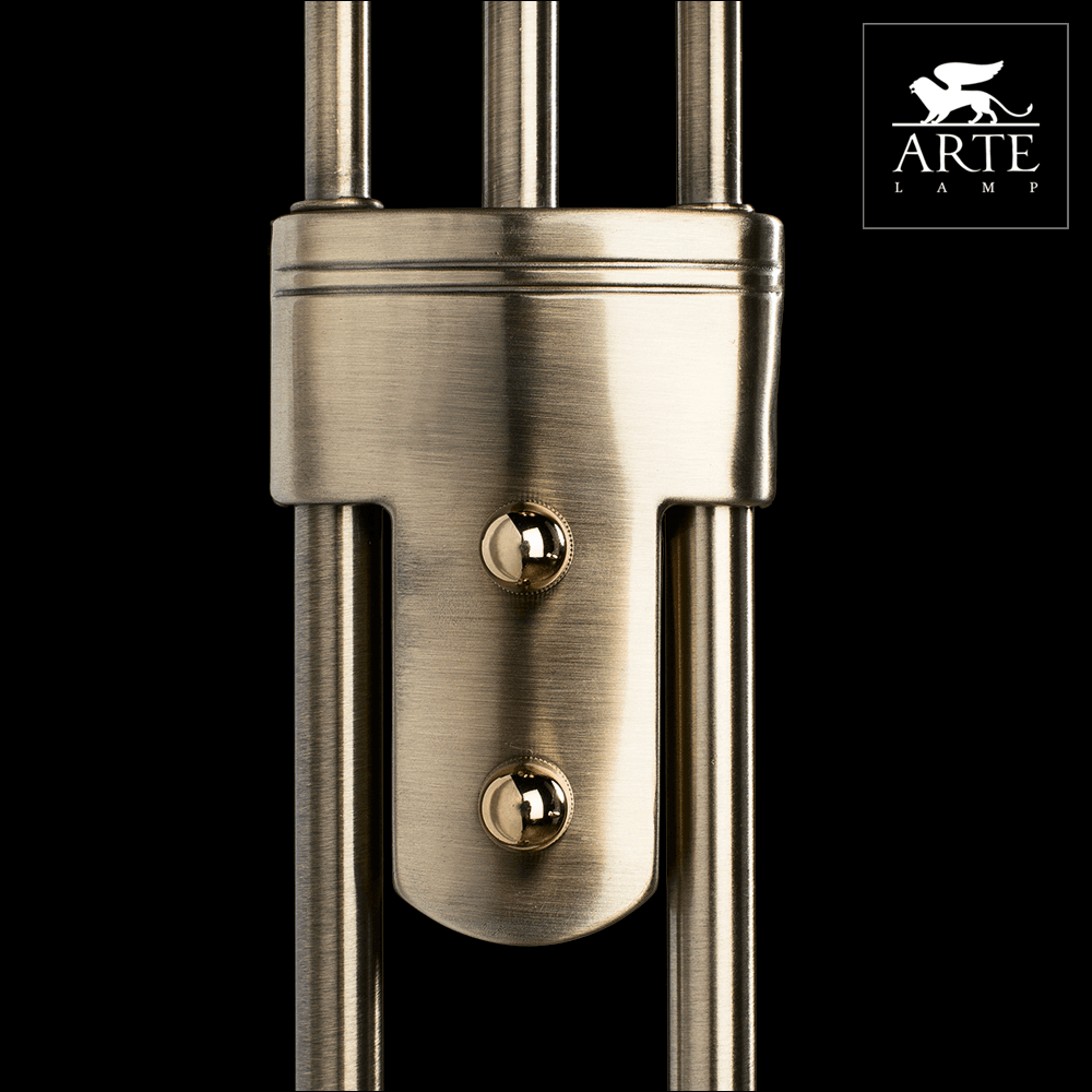 Arte Lamp Duetto Бронза Торшер 230W/33W R7S-118MM/G9 1x2300,1x330lm A4329PN-2AB — миниатюра 3