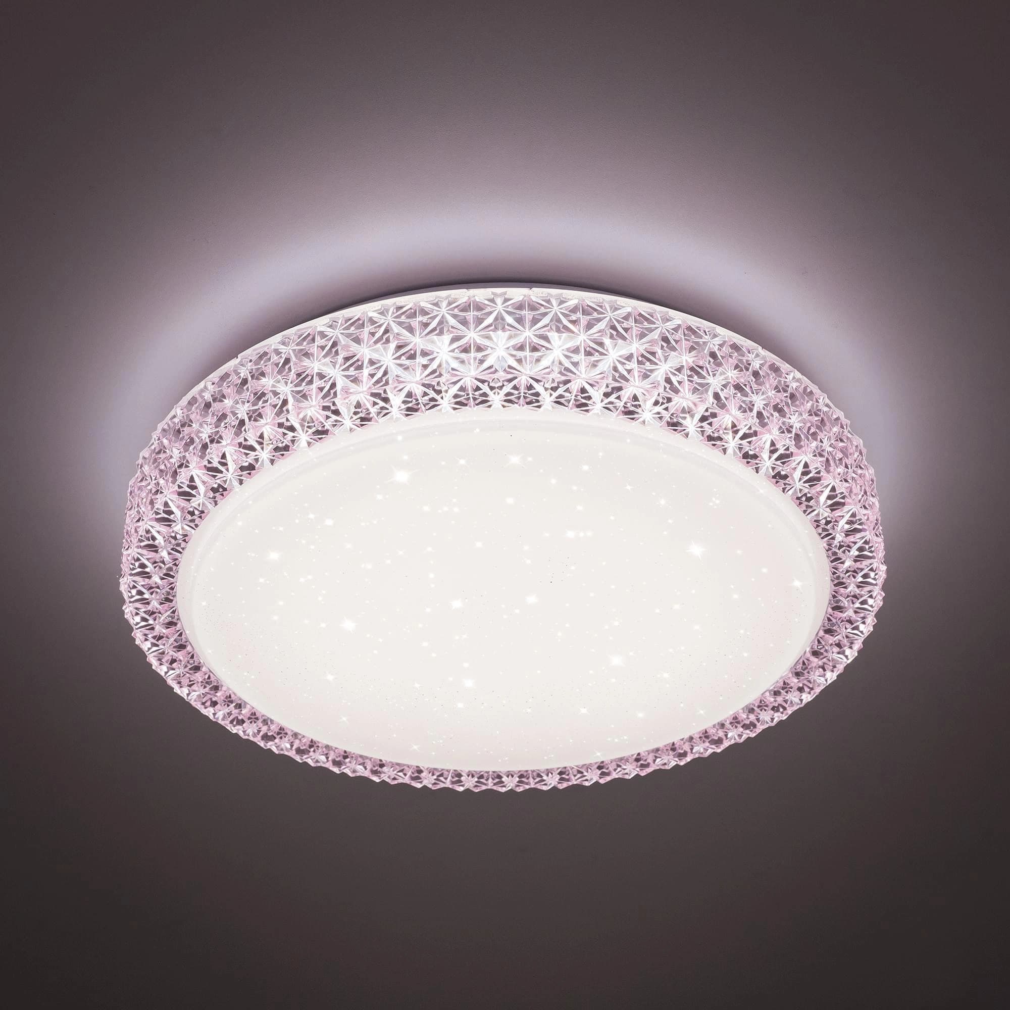 Citilux CL705024 Кристалино Розовый Светильник Настенно-потолочный — миниатюра 2