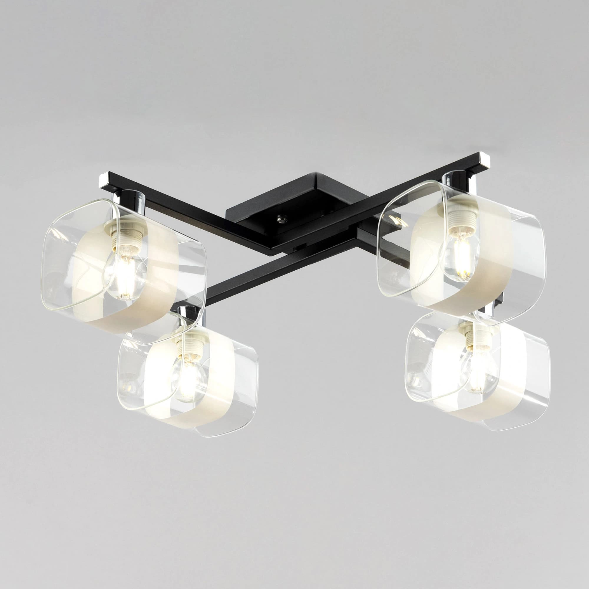 Citilux CL139145 Вирта Черный Мат. Люстра — миниатюра 3