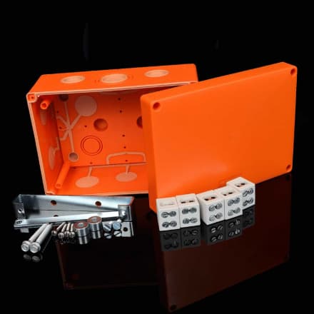 Kopos Коробка огнестойкая Е90, 176х126х87, IP66, с двойными керамическими клеммниками 5x1,5-10 мм2 KSK 175 (2PO10) KSK 175_2PO10