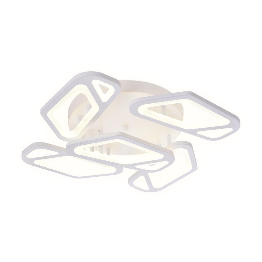 Ambrella Потолочный светодиодный светильник с пультом FA587/5 WH белый 113W 590*590*120 (ПДУ РАДИО 2.4G) — миниатюра 1