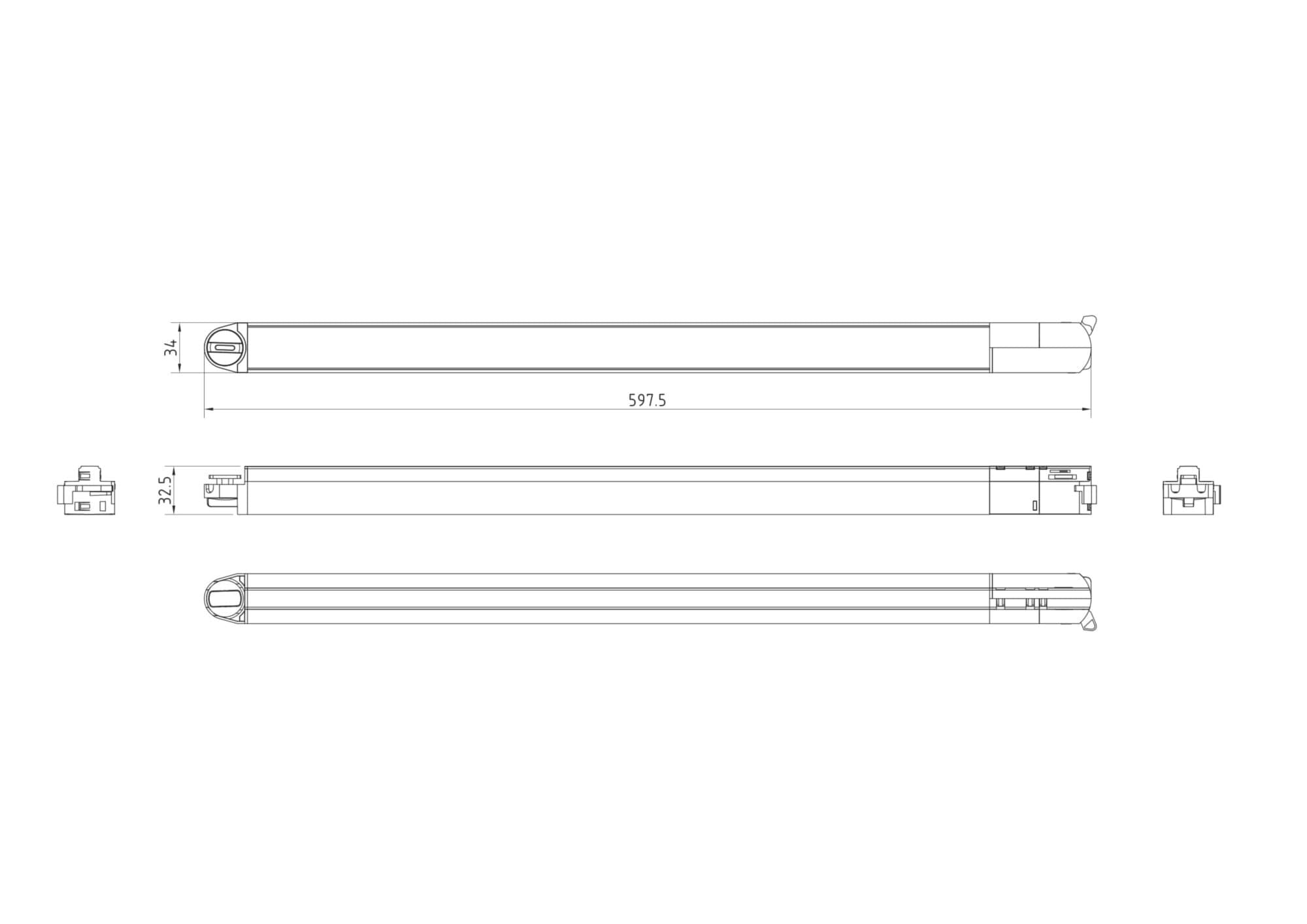 Maytoni Technical Basis Черный Трековый светодиодный светильник TR000-1-24W3K-B — миниатюра 5