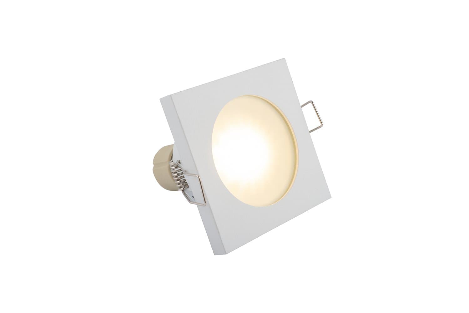 Denkirs Белый Светильник встраиваемый влагозащитный DK3014-WH IP 44 50 Вт GU10 алюминий — миниатюра 3