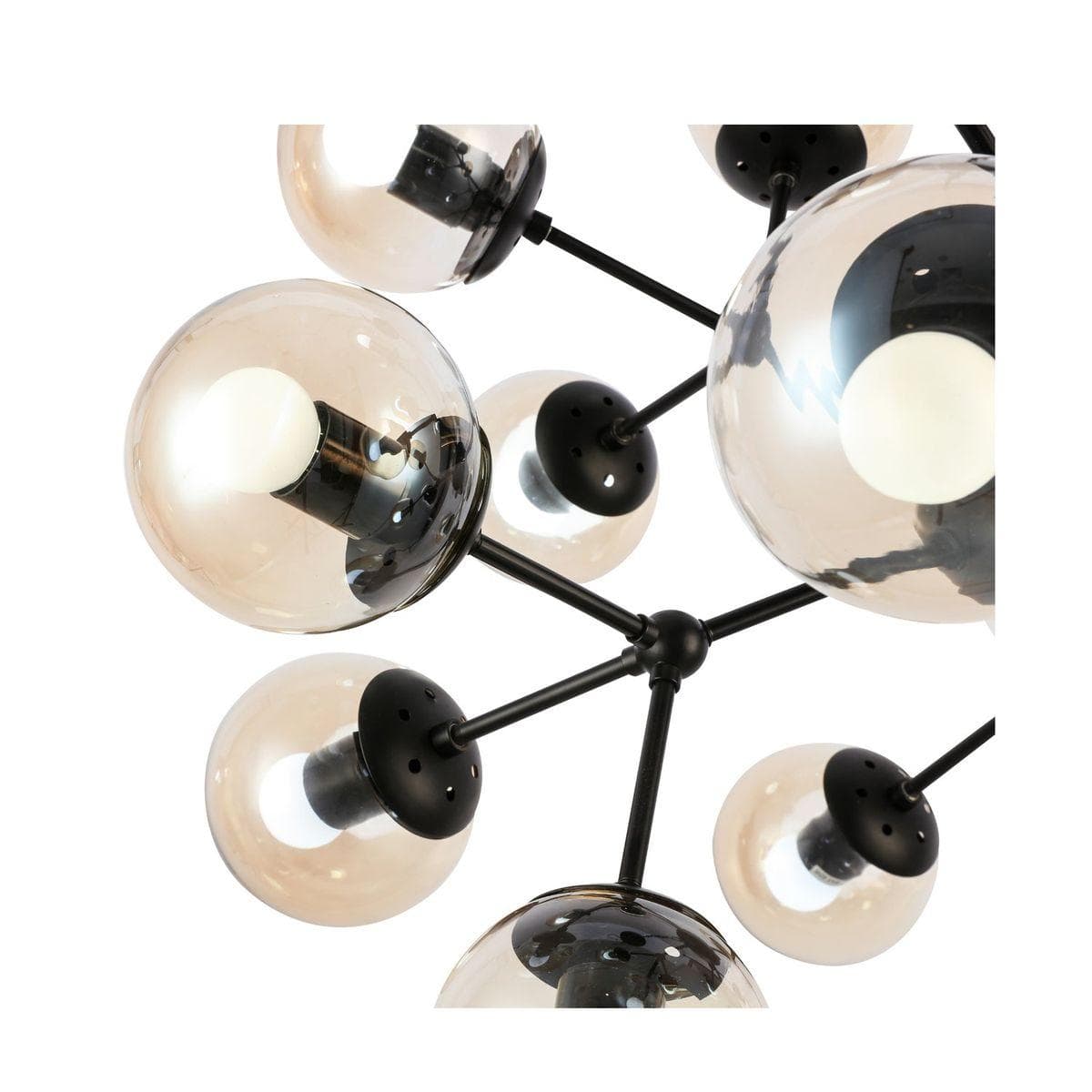 Evoluce SLE154913-18 Светильник подвесной Черный/Янтарный E14 18*60W — миниатюра 2