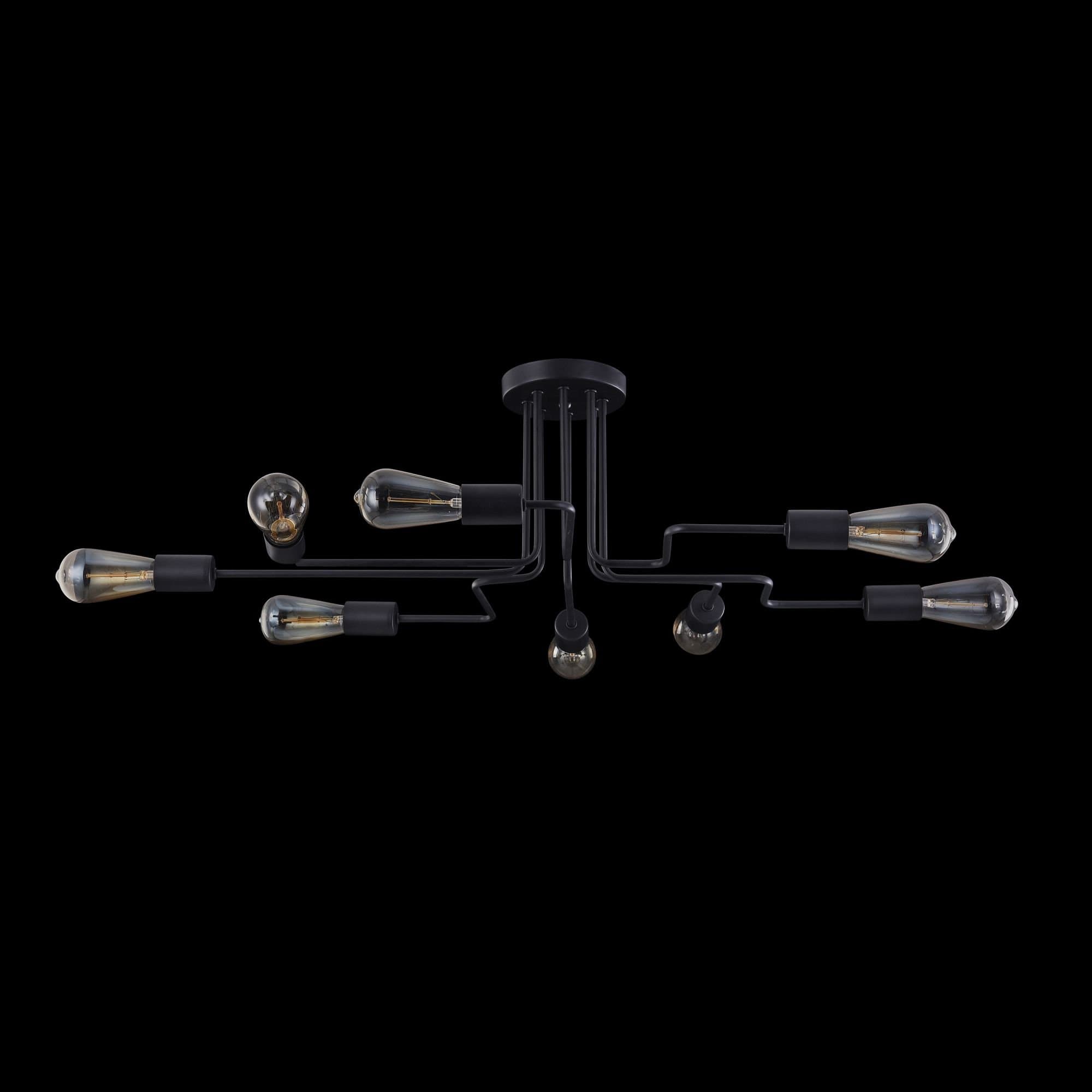Maytoni Loft Gilbert Черный Потолочный светильник 8xE27 60W T532CL-08B — миниатюра 6