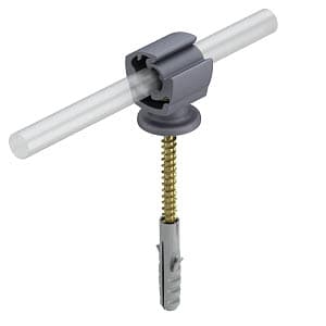 OBO Bettermann Держатель проволоки безболтовой пластиковый 5207851 — миниатюра 2