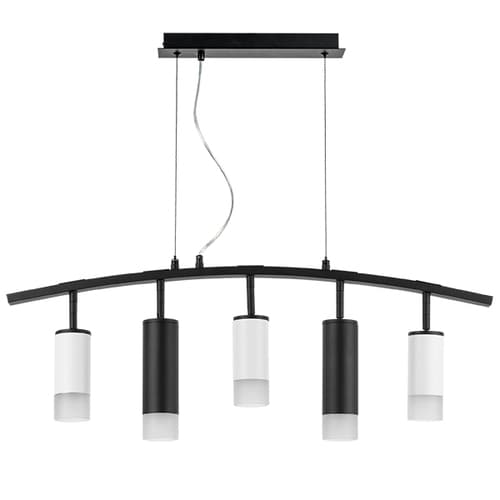 Lightstar LR7353638721 Люстра RULLO 5х50W GU10 ЧЕРНЫЙ/БЕЛЫЙ (571735+214436-3+214487-2+202431-5), шт