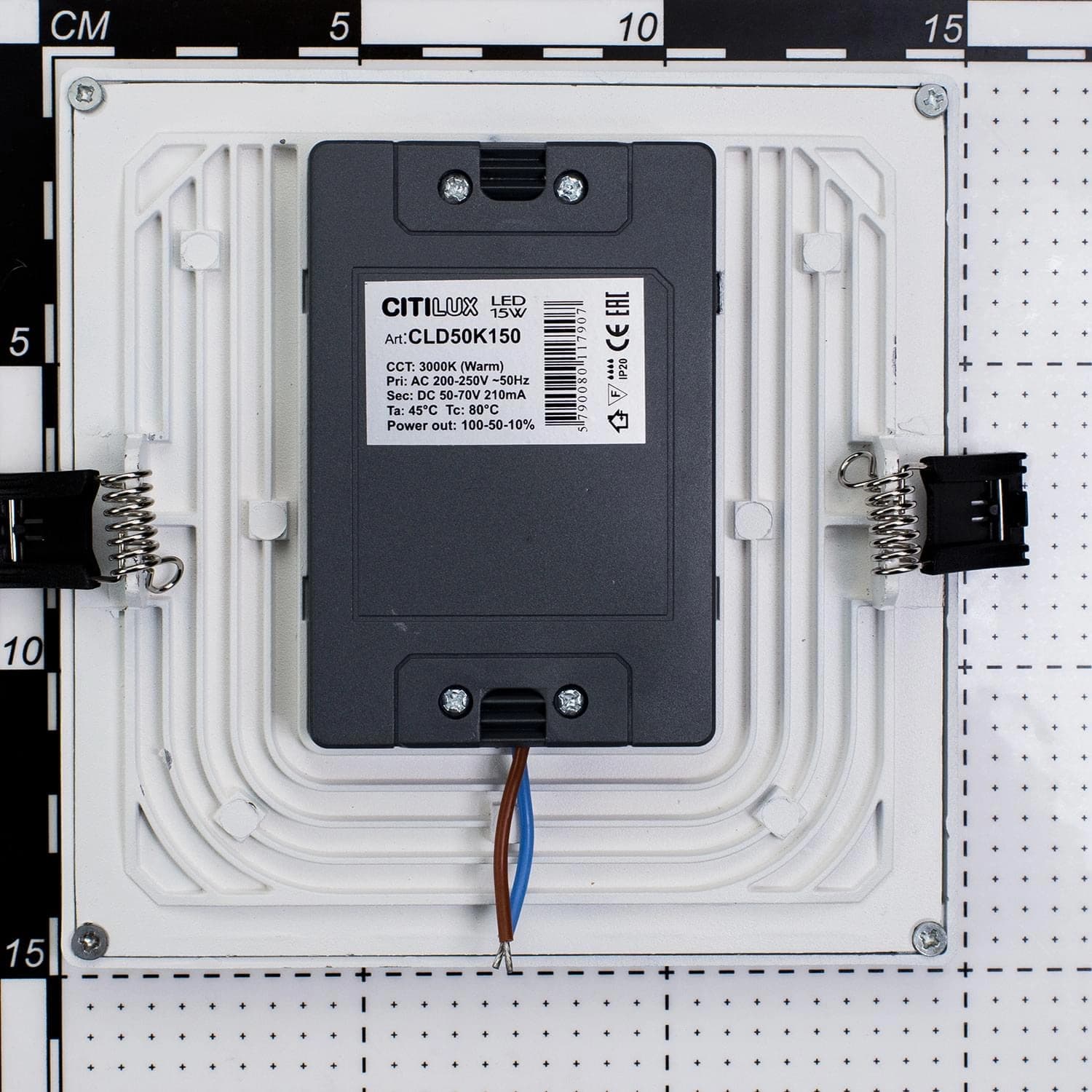 Citilux CLD50K150 Омега Белый Светильник Встр 15W*3000K — миниатюра 6