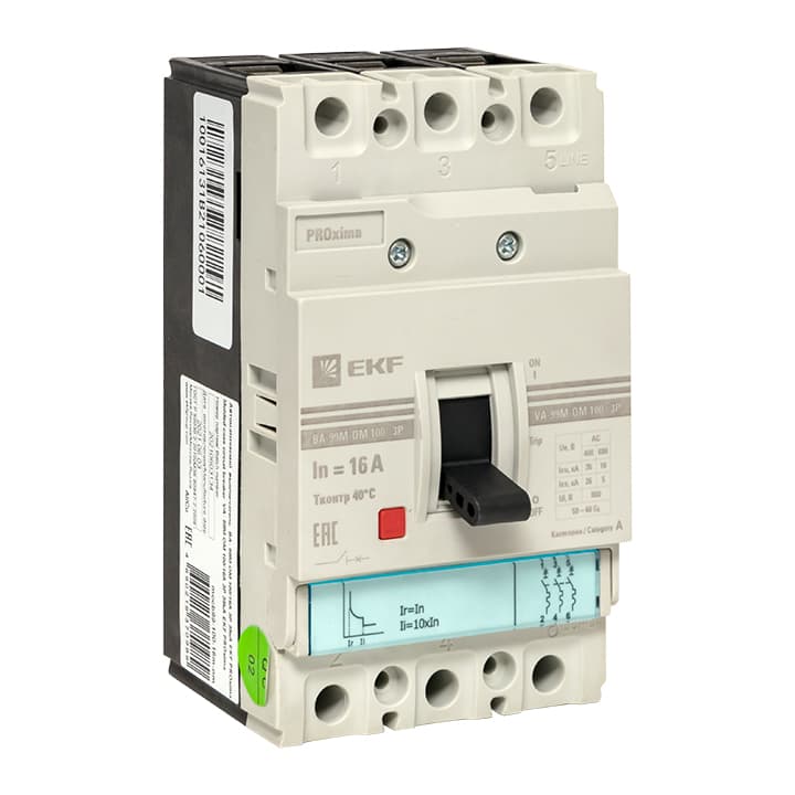 EKF Выключатель автоматический ВА-99М-ОМ 250/160А 3P 35кА PROxima