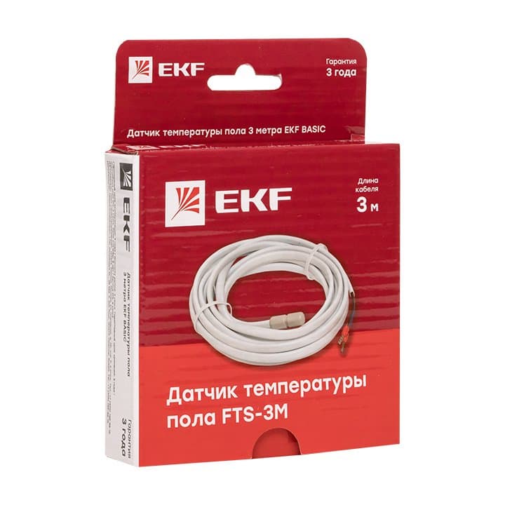 Датчик температуры пола 3 метра EKF — миниатюра 2