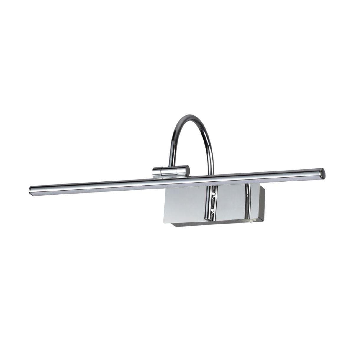 Odeon Light 4910/8WL WALLI ODL22 543 хром/металл/акрил Подсветка для картин с выкл. LED 8W 4000К 450Лм GEBA — миниатюра 1
