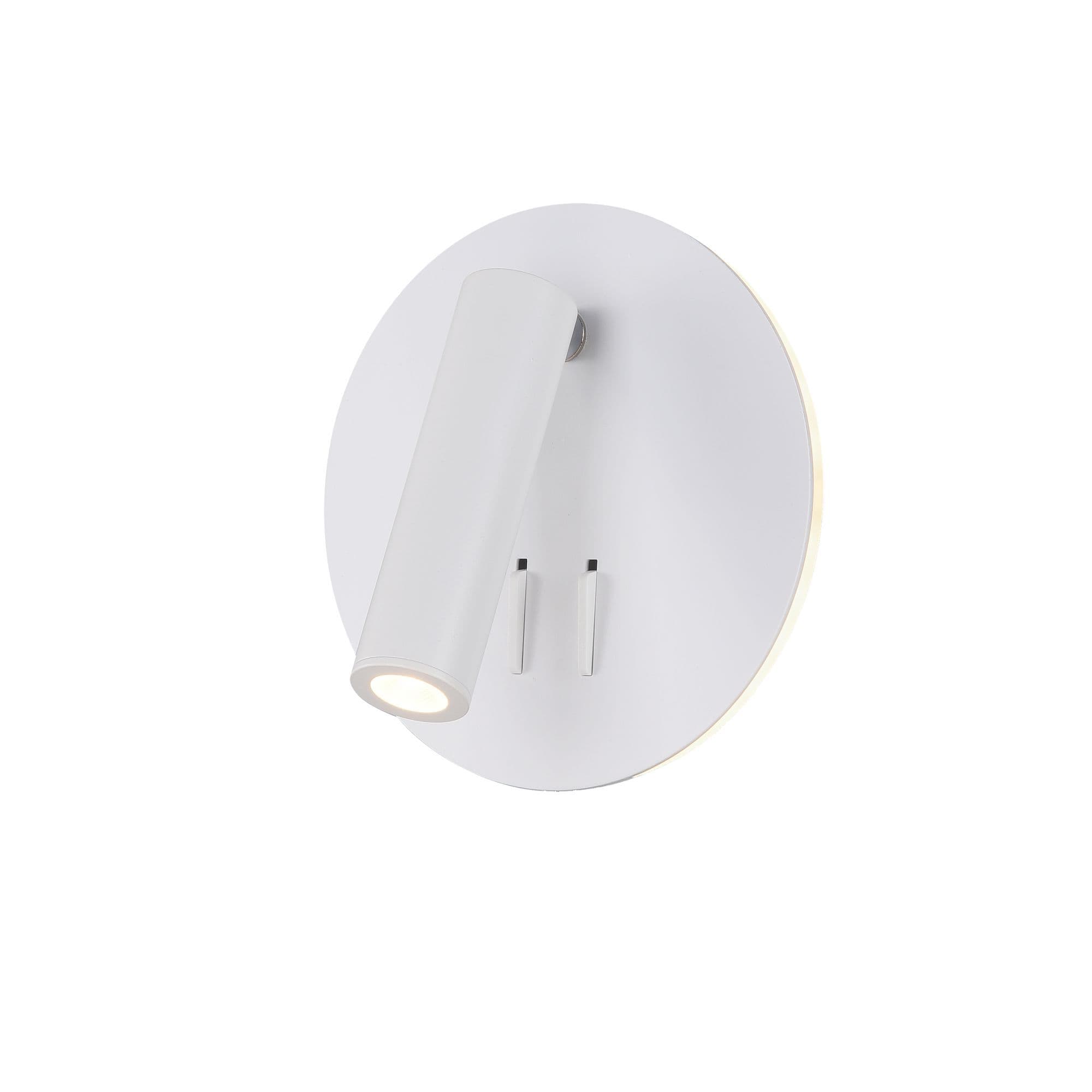 Maytoni Ceiling & Wall ios 176 Белый Бра LED 150-200Lm + LED 80-110LM 6W + 3W C176-WL-01-6W-W — миниатюра 3
