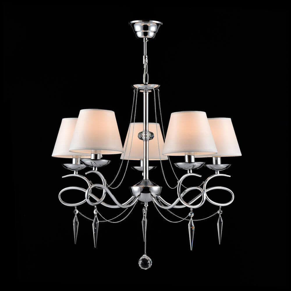 Freya Classic Haley Хром Люстра E14 40W FR2909-PL-05-CH — миниатюра 7
