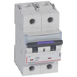 Legrand DX3 Автоматический выключатель 50кА 50А 2P C 410153 — миниатюра 2