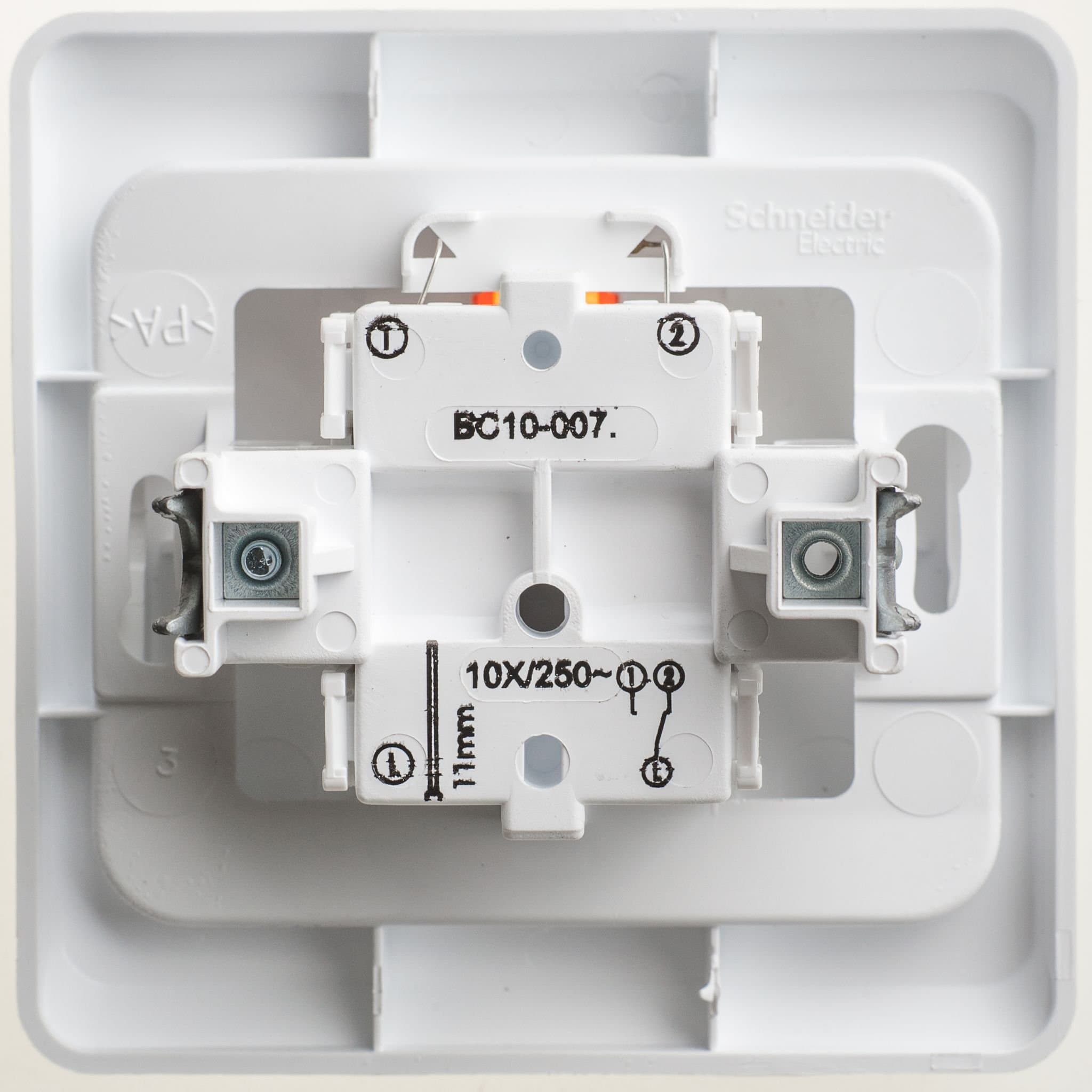 Systeme Electric Этюд Бел Переключатель 1-клавишный с подсветкой — миниатюра 3