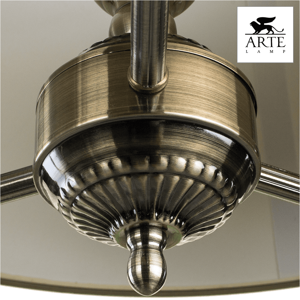 Arte Lamp Alice Бронза/Бежевый Светильник подвесной 40W E14 A3579SP-3AB — миниатюра 4