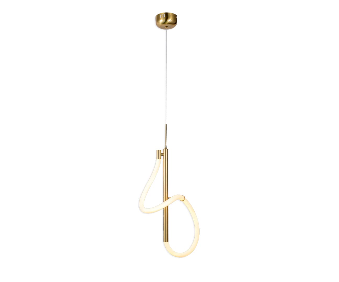 Kink Light 08040-1A,20(3000K) Подвес Далия бронза d30 h120 Led 24W (3000K)