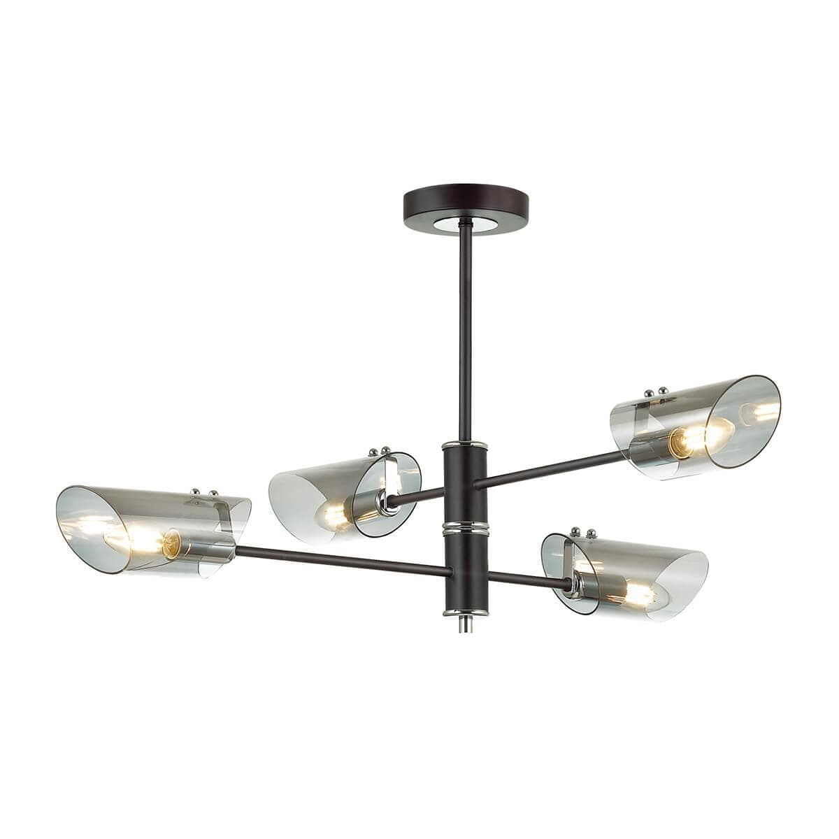 Lumion 4402/4C LN19 062 хром, черный Люстра потолочная E14 4*40W 220V NOLAN — миниатюра 1